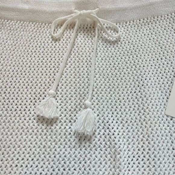Moon and Madison Open Knit Mini Skirt In Cream Womens Size Large NWT - Picture 6 of 10